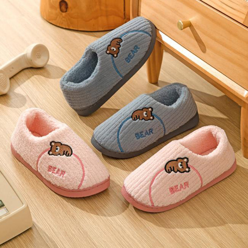 Chaussures d'hiver en peluche ours