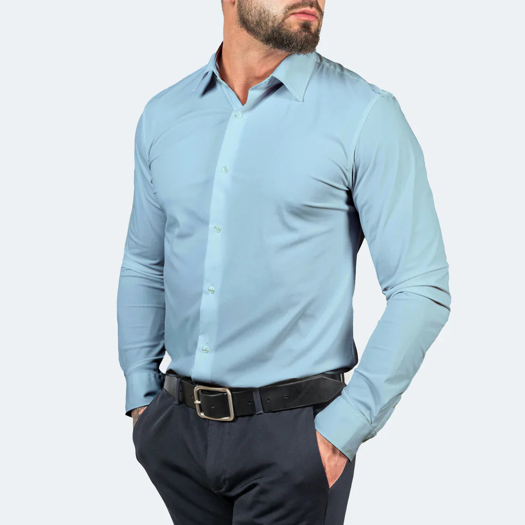 4 Way Stretch Non Iron Business Casual Performance Dress Shirt