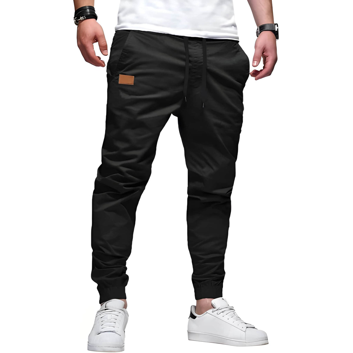 Casual Chino Cargo Joggers Pants For Hiking And Jogging