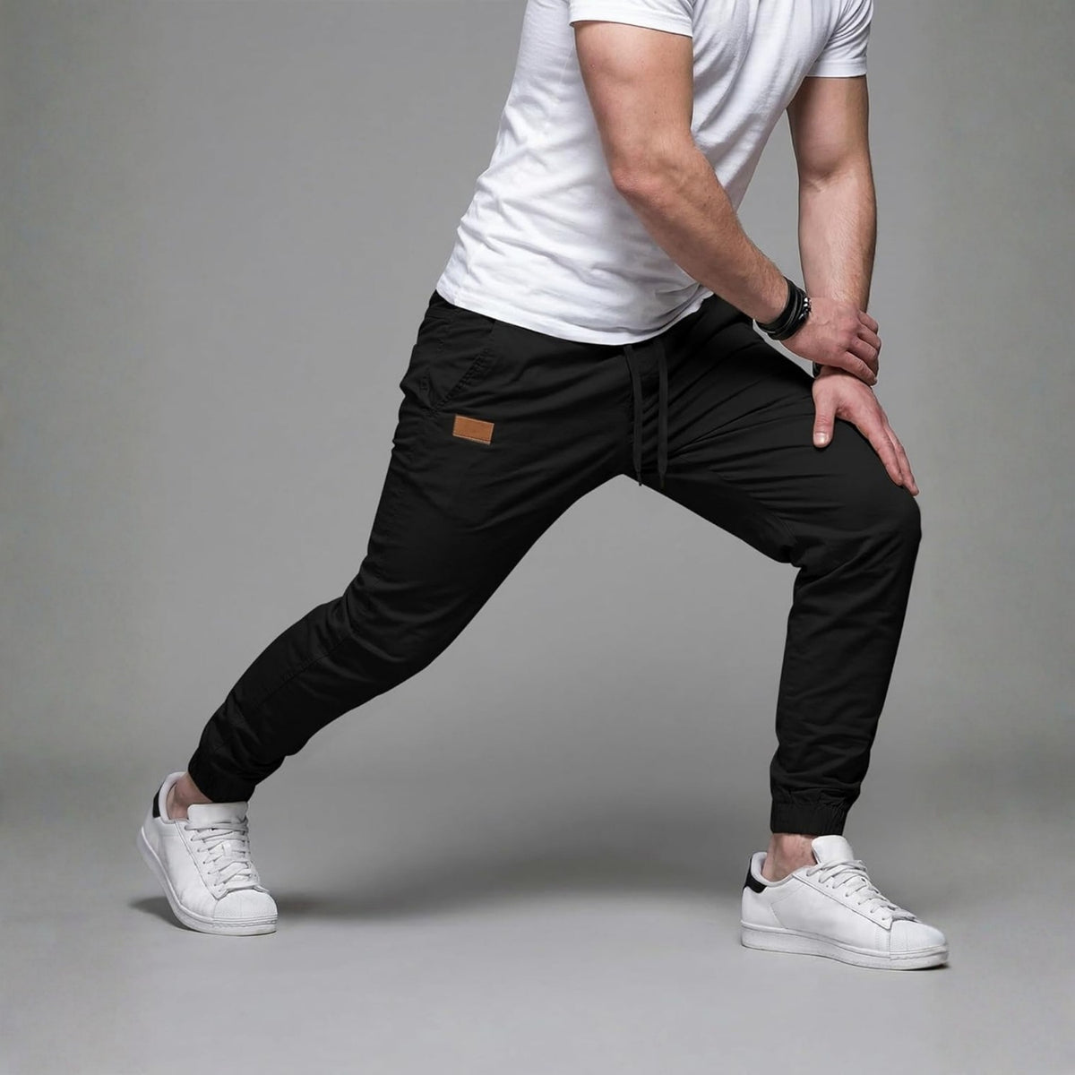 Casual Chino Cargo Joggers Pants For Hiking And Jogging