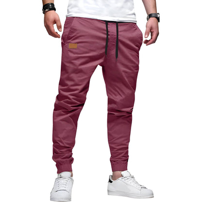 Casual Chino Cargo Joggers Pants For Hiking And Jogging