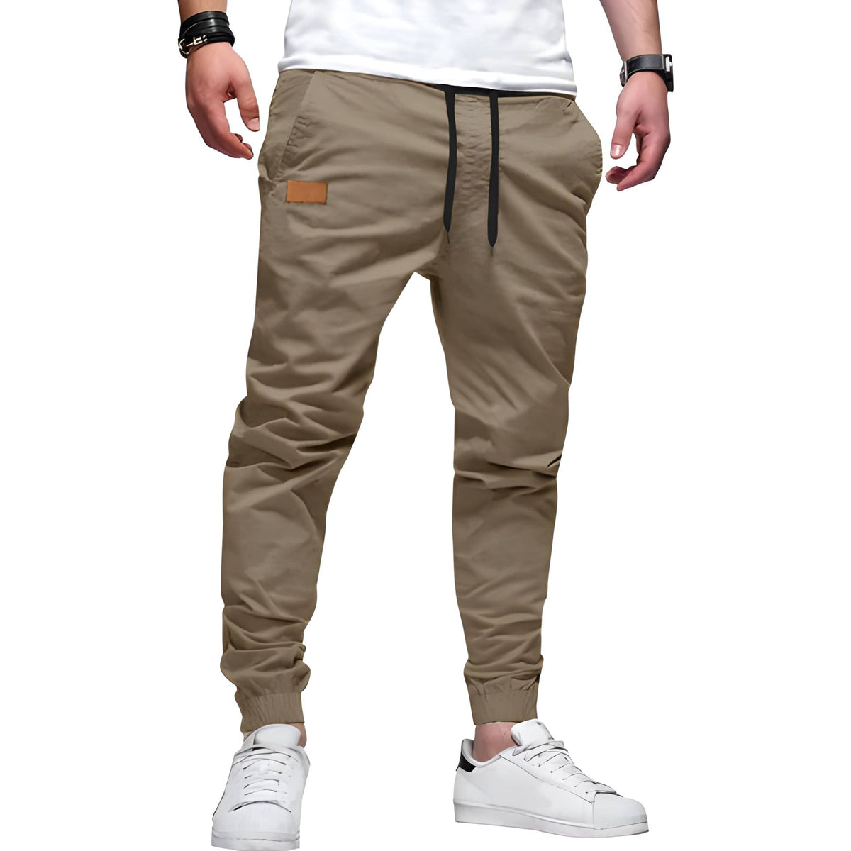 Casual Chino Cargo Joggers Pants For Hiking And Jogging