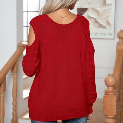 Pull élégant en tricot torsadé avec boutons