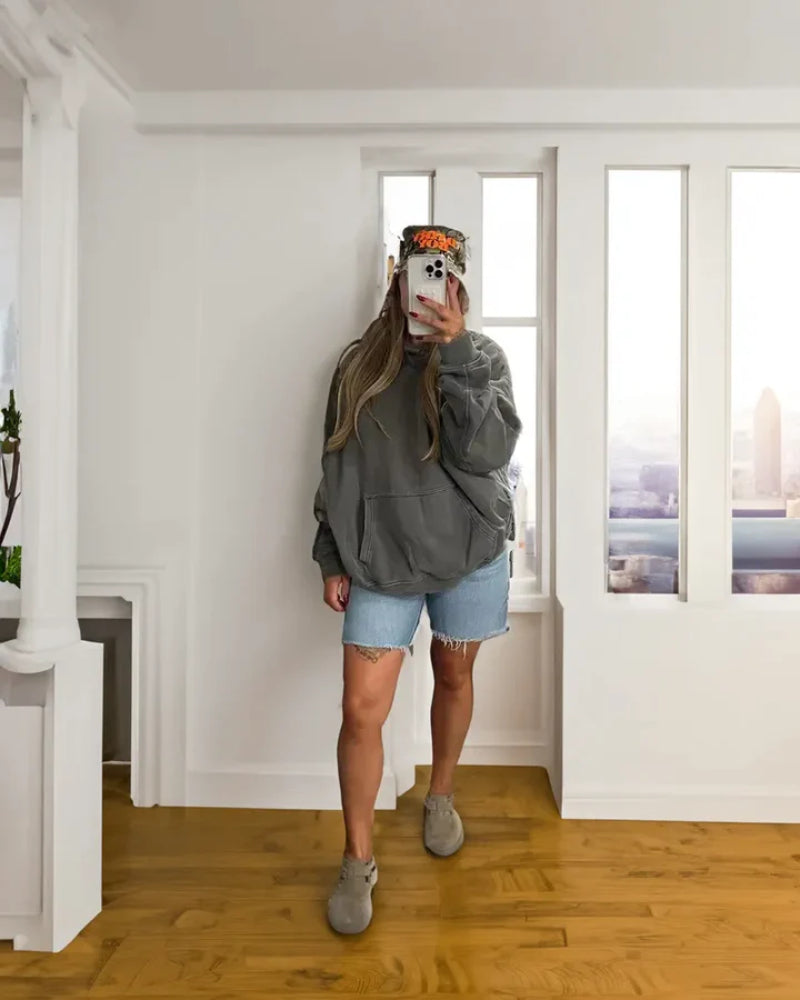 Casual Oversized Essential Hoodie