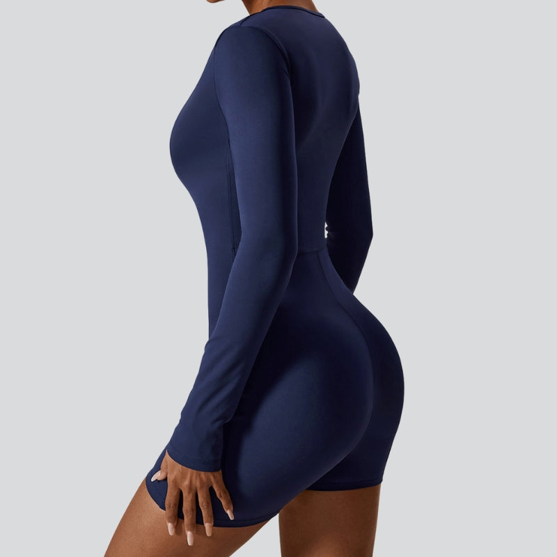 Casual Long Sleeve Yoga Romper