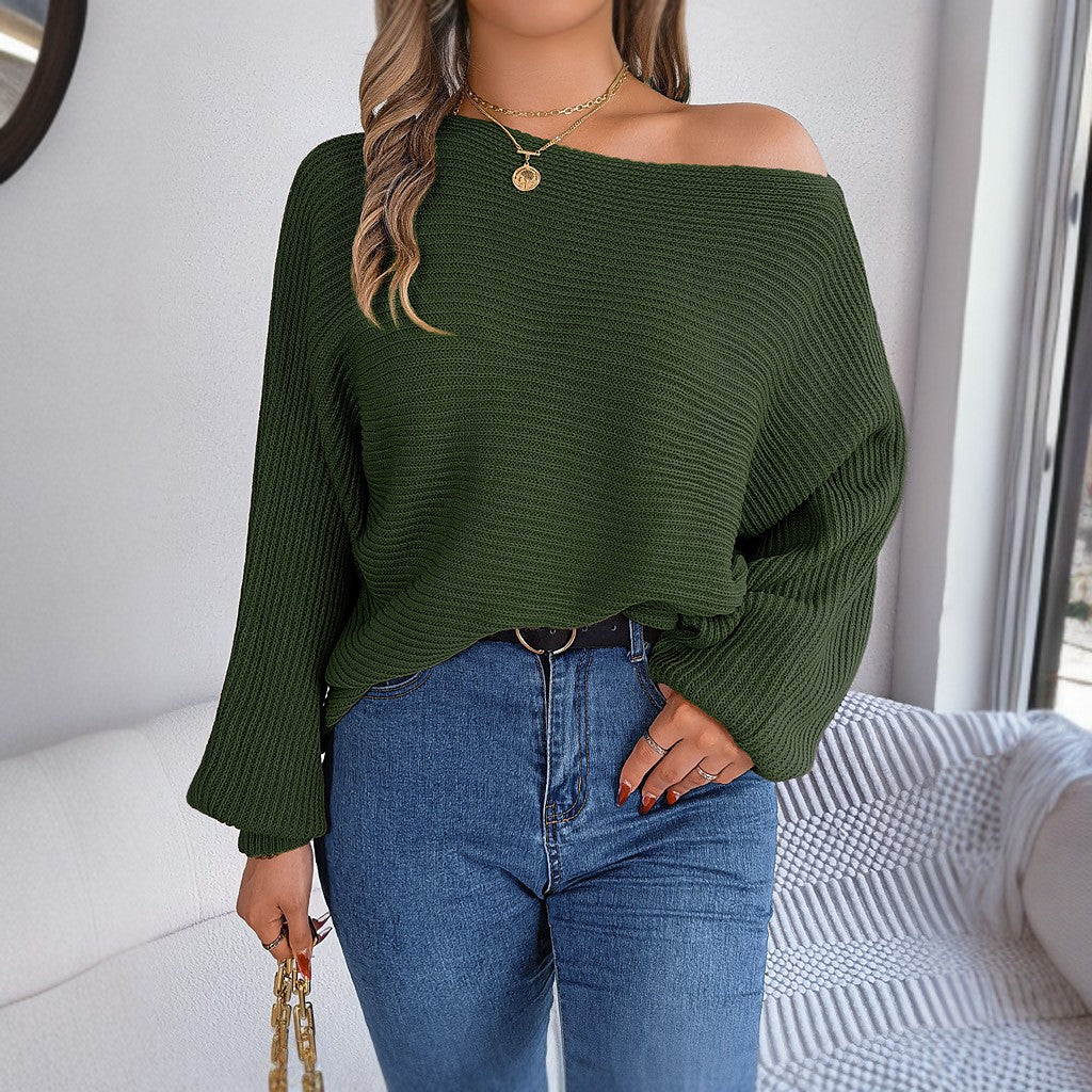 Casual Loose Asymmetric Pullover Sweater