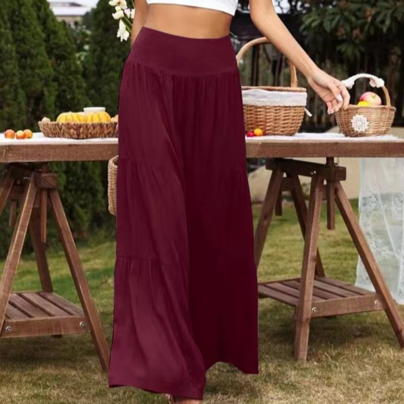 Casual Relaxed Fit Linen Pants