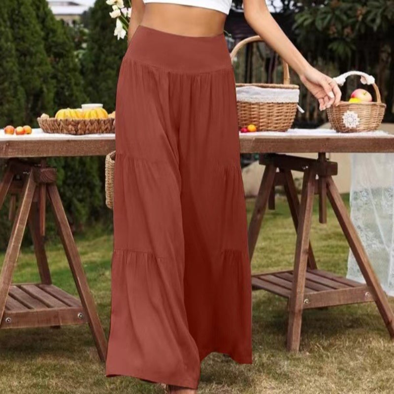 Casual Relaxed Fit Linen Pants