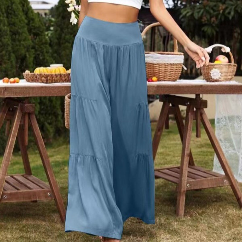 Casual Relaxed Fit Linen Pants