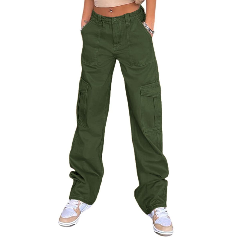 Casual Slim Fit Multi Pocket Cargo Pants