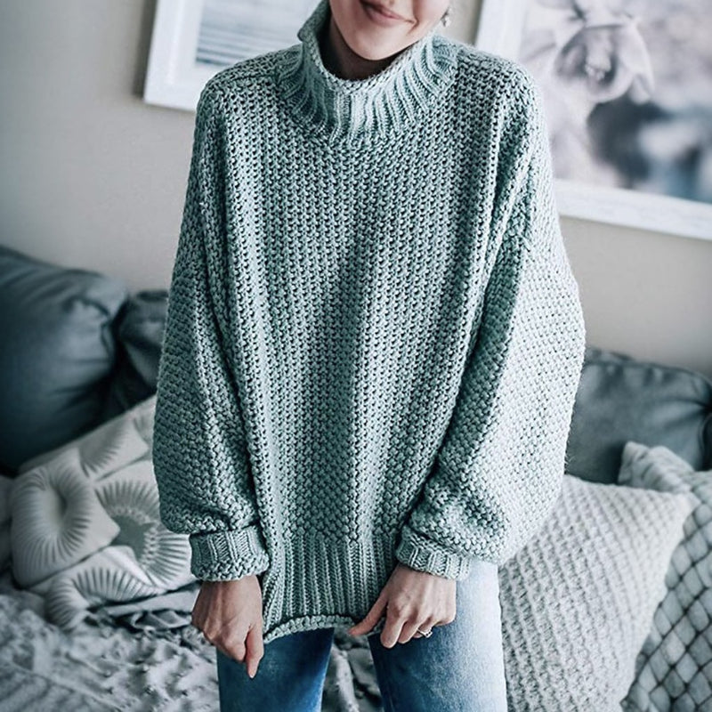 Casual Thick Thread Knit Pullover Sweater