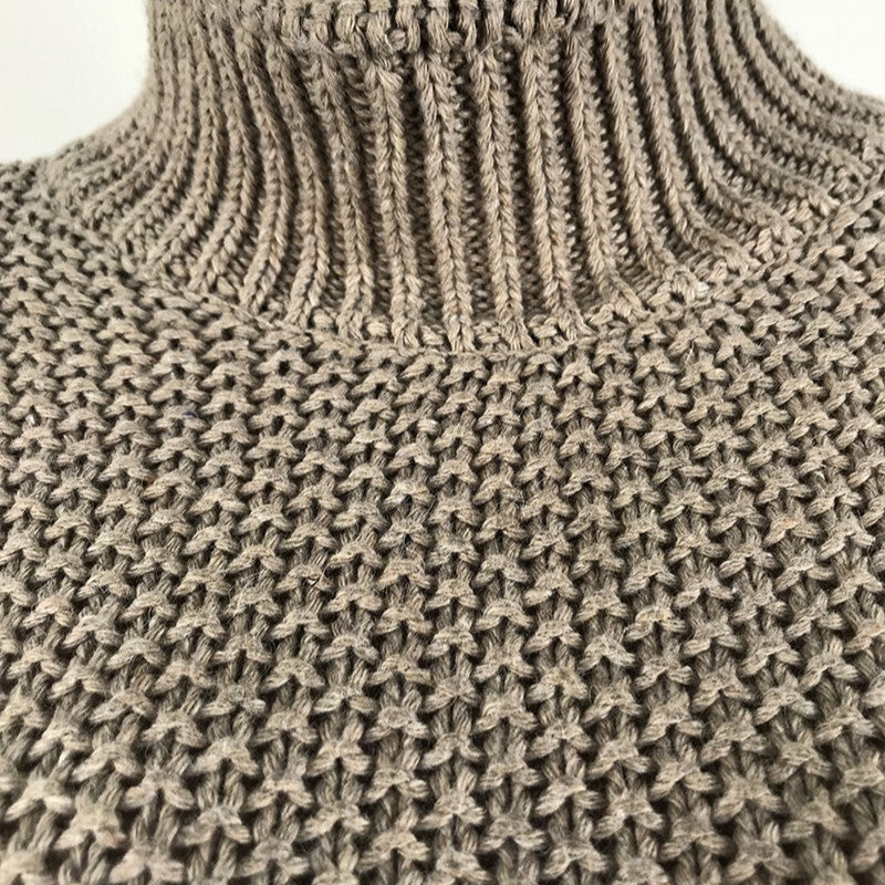 Pull décontracté en tricot à fil épais