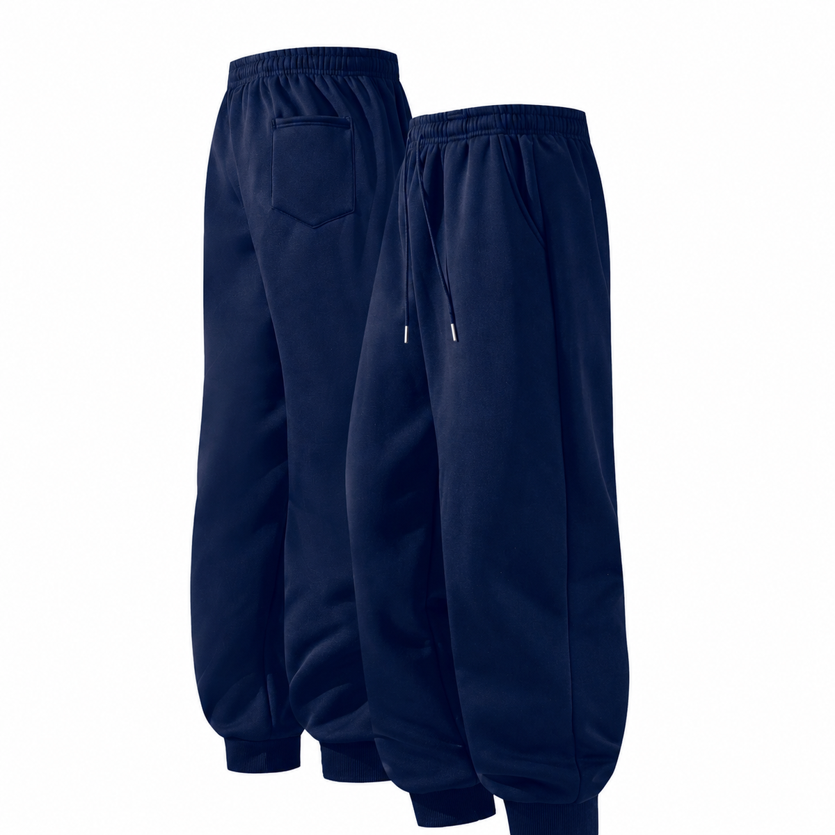 Pack Of 3 Solid Colored Drawstring Jogger Pants For Men