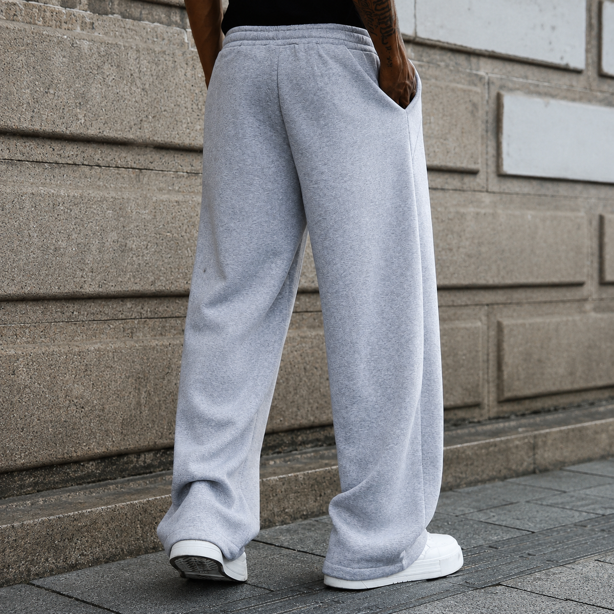 Loose Fit Casual Sports Pants With Drawstring For Men