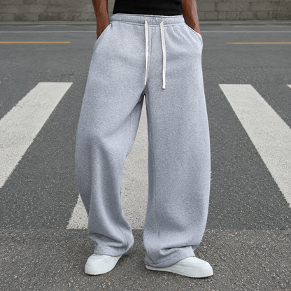 Loose Fit Casual Sports Pants With Drawstring For Men