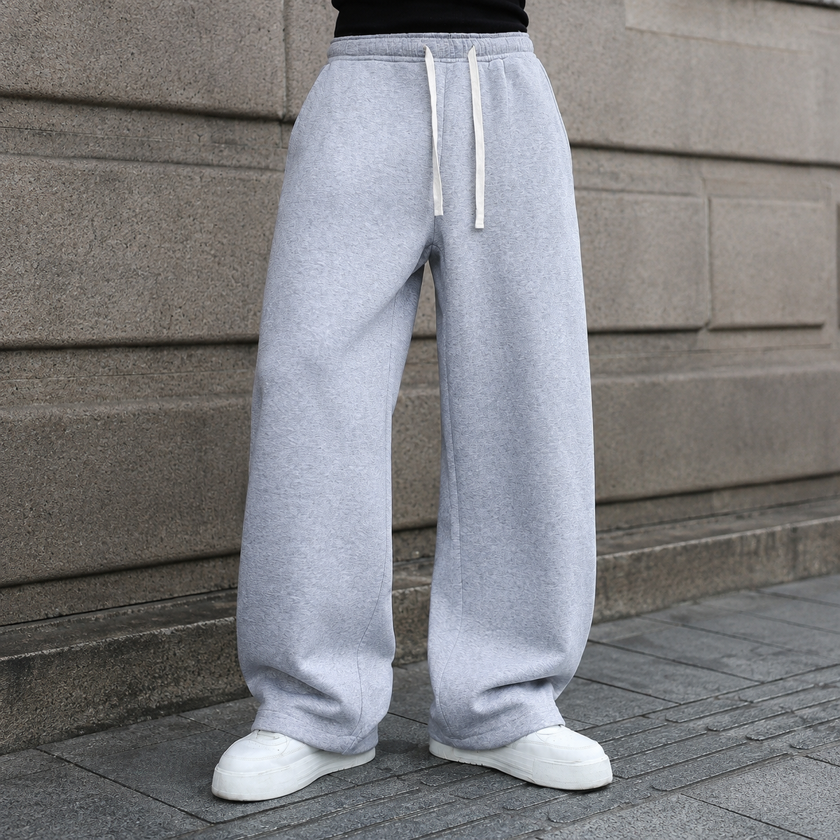 Loose Fit Casual Sports Pants With Drawstring For Men
