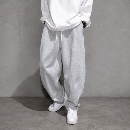 2 Pieces Loose Sports Sweatpants With Drawstring For Men