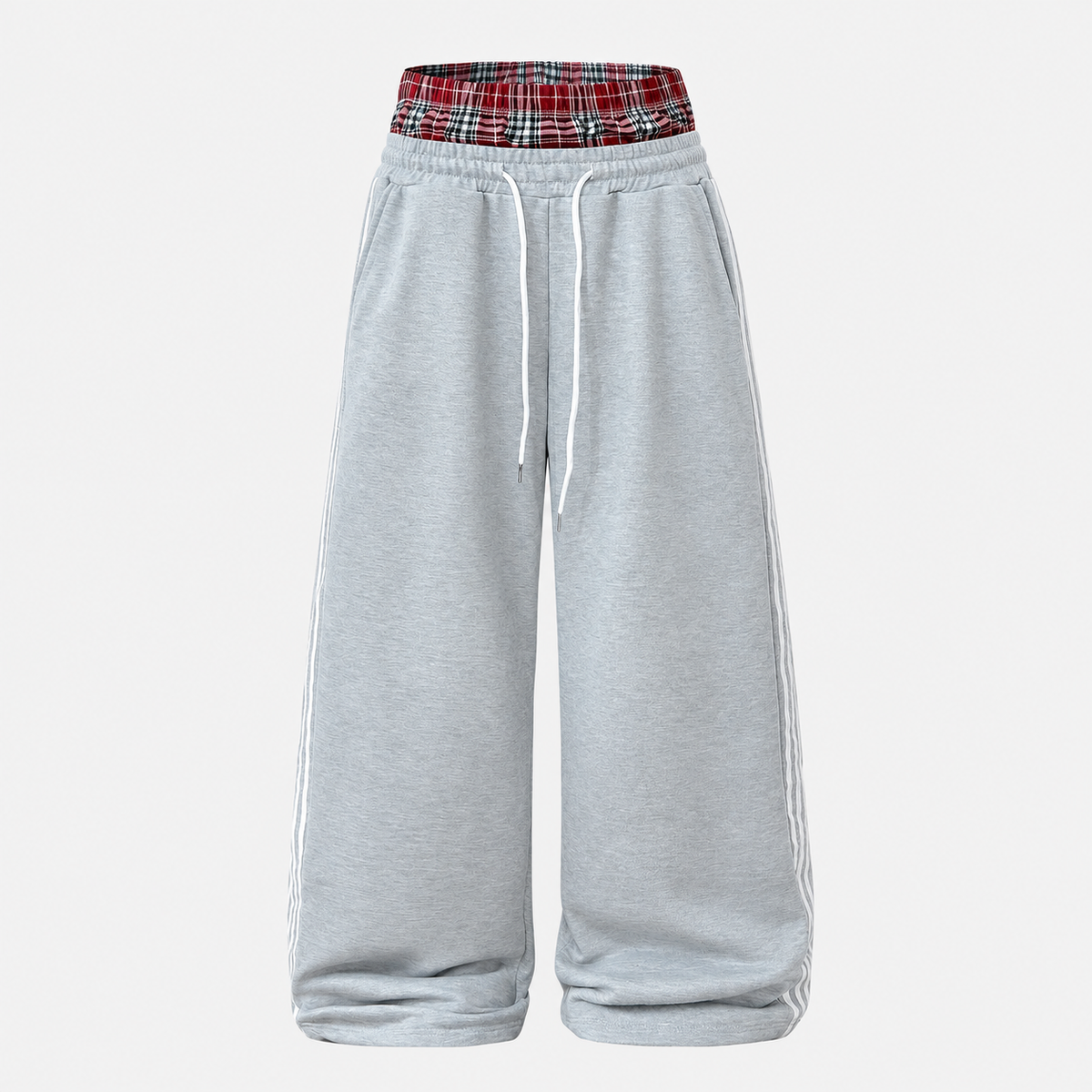 Casual 2 In 1 Thick Knit Streetwear Joggers For Men