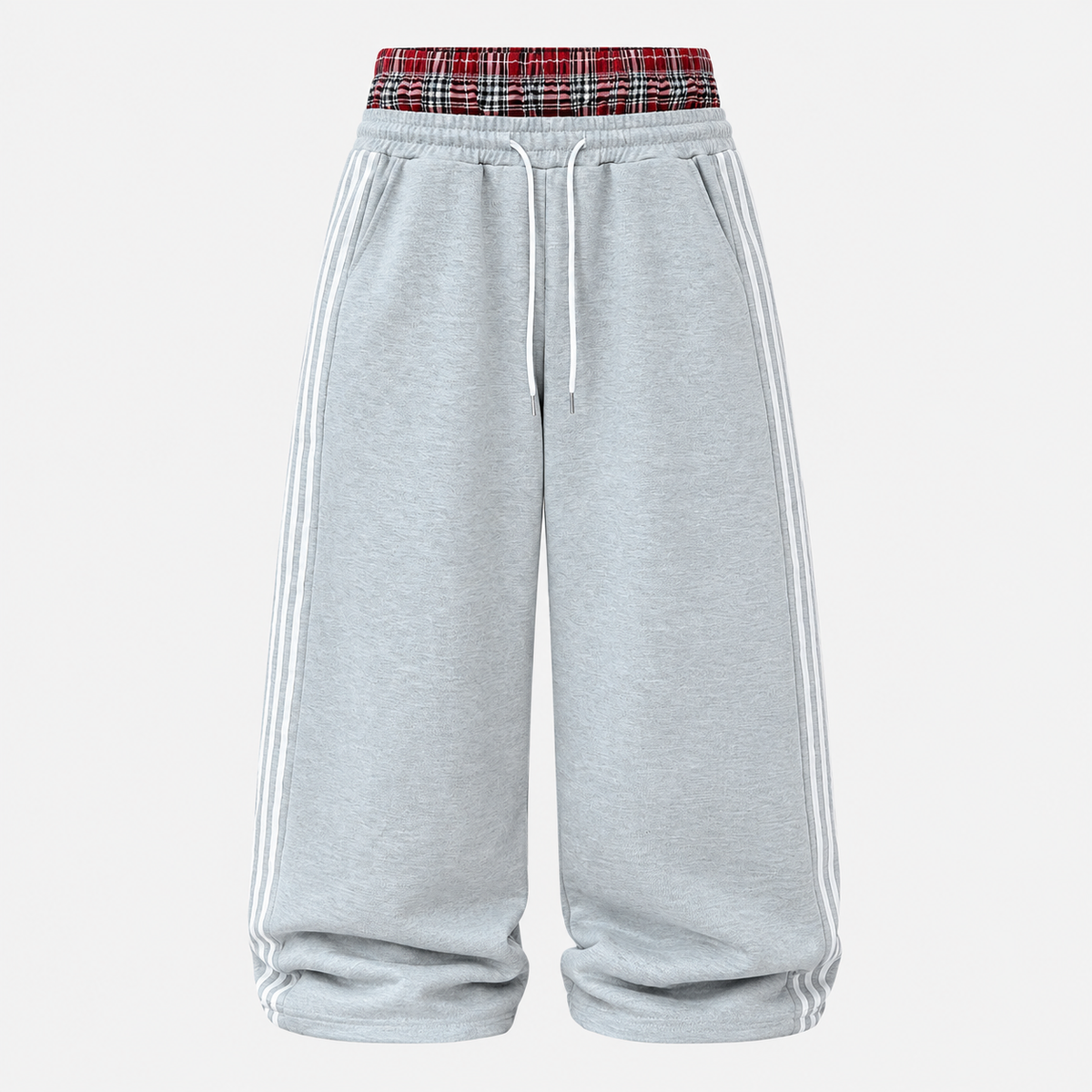 Casual 2 In 1 Thick Knit Streetwear Joggers For Men