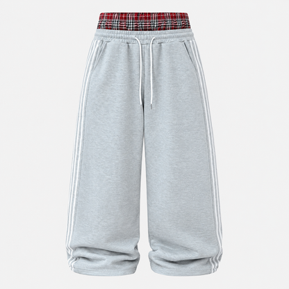 Casual 2 In 1 Thick Knit Streetwear Joggers For Men