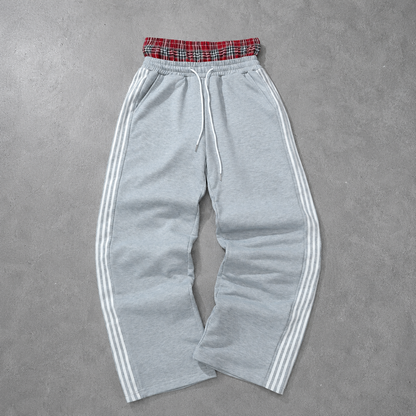 Casual 2 In 1 Thick Knit Streetwear Joggers For Men