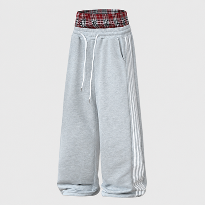 Casual 2 In 1 Thick Knit Streetwear Joggers For Men