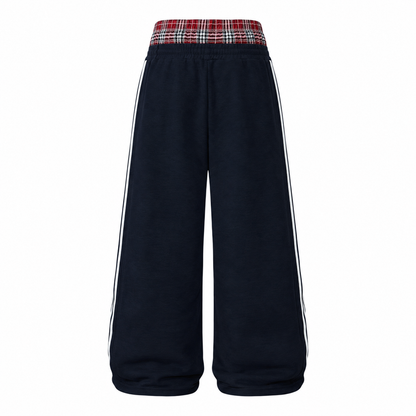 Casual 2 In 1 Thick Knit Streetwear Joggers For Men