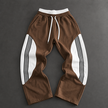 Casual 2 In 1 Thick Knit Streetwear Joggers For Men