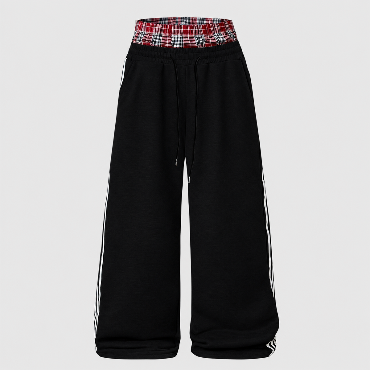 Casual 2 In 1 Thick Knit Streetwear Joggers For Men