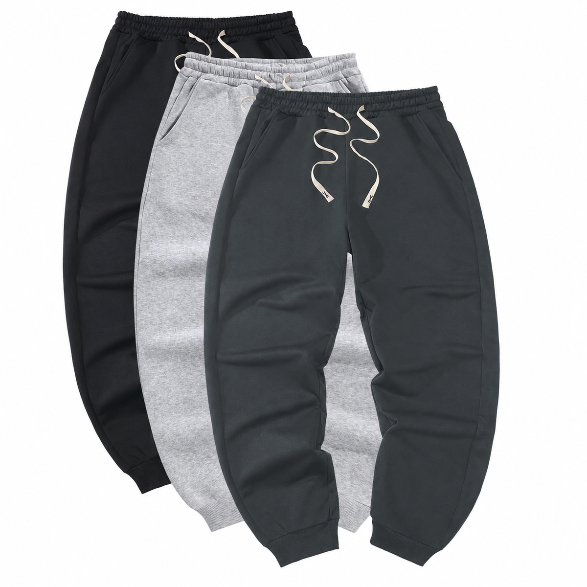 3 Pieces Casual Sweatpants For Workout And Running For Men