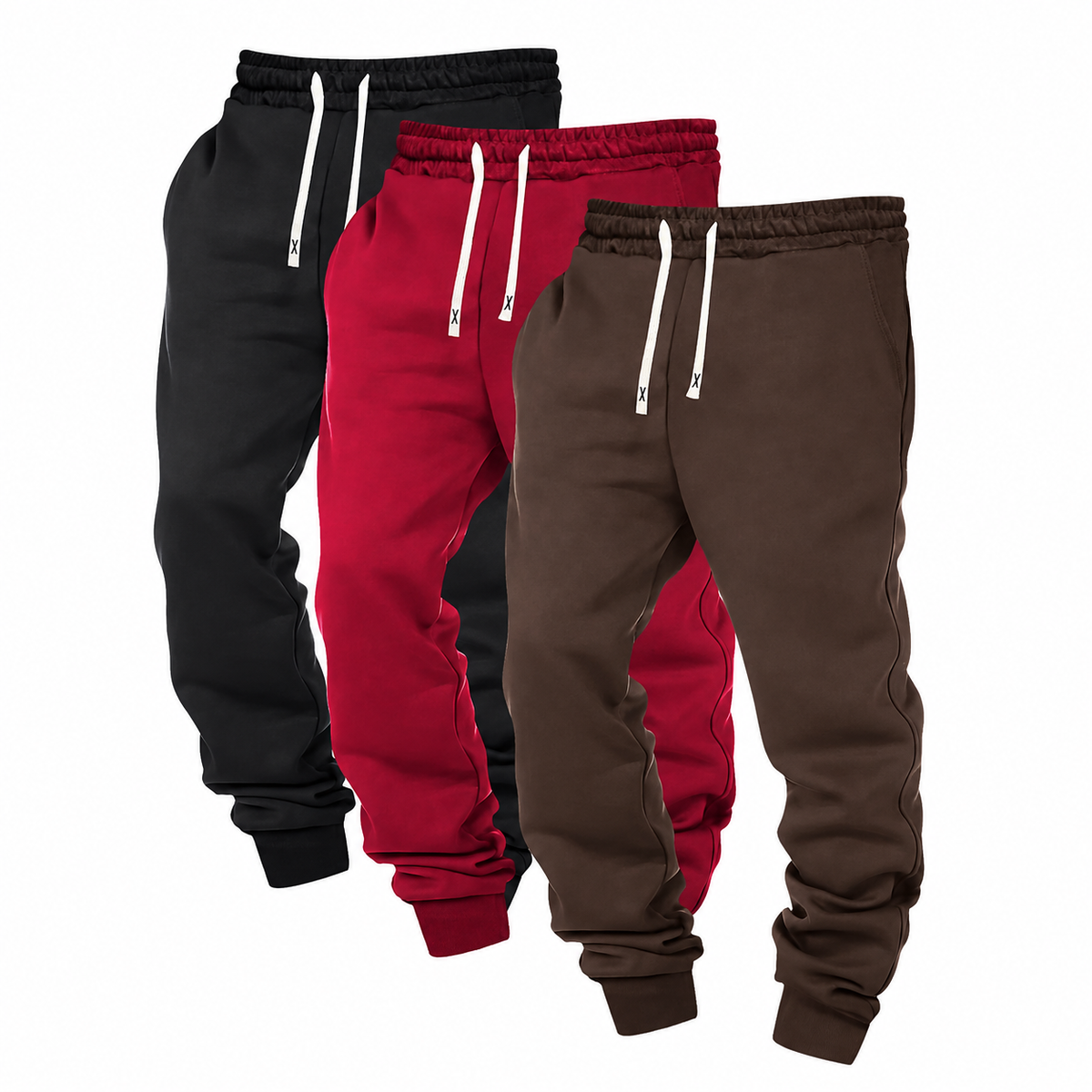 3 Pieces Casual Sweatpants For Workout And Running For Men