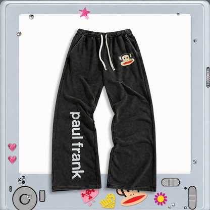 Casual Letter And Cartoon Print Sweatpants For Men