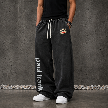 Casual Letter And Cartoon Print Sweatpants For Men