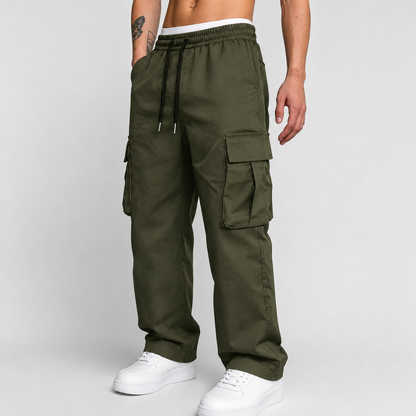 Cargo Outdoor Hiking Pants With Drawstring For Men