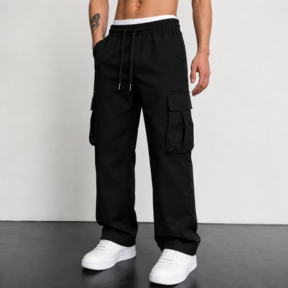 Cargo Outdoor Hiking Pants With Drawstring For Men