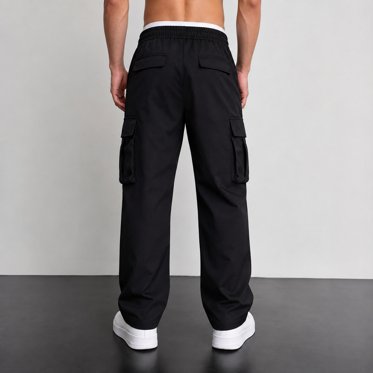 Cargo Outdoor Hiking Pants With Drawstring For Men