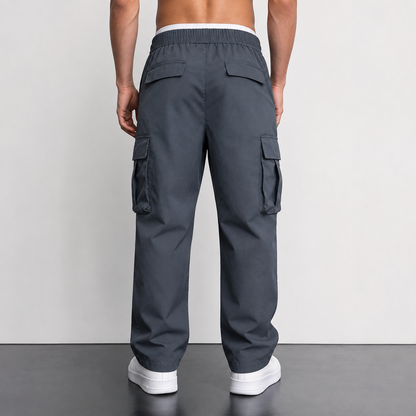 Cargo Outdoor Hiking Pants With Drawstring For Men