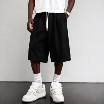 Casual Knit Loose Fit Sports Pants For Men