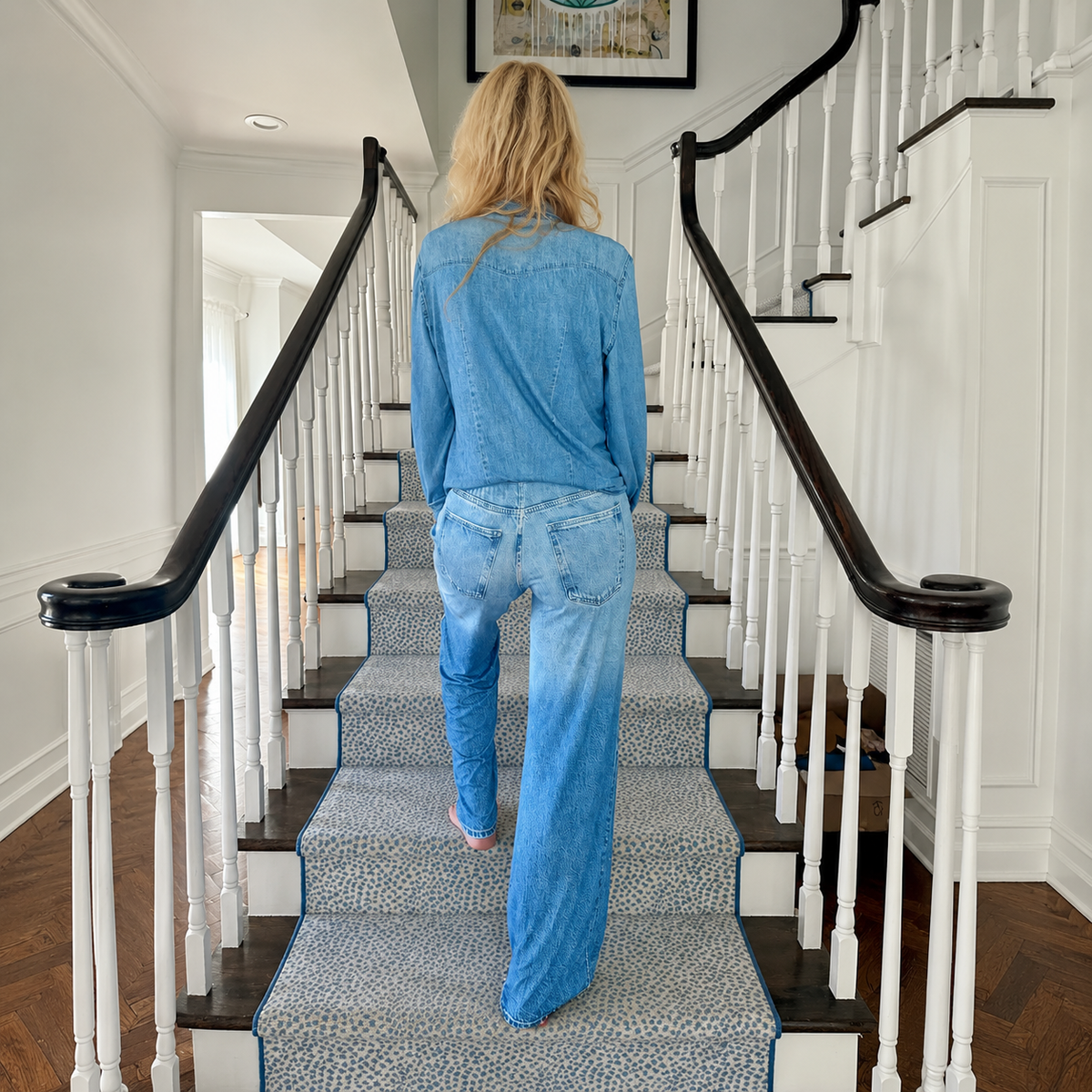 Full Sleeves Two Pieces Loungewear Pajama Set For Women
