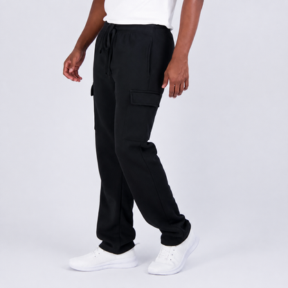 Pack Of 3 Tech Fleece Cargo Sweatpants With Multi Pocket Design For Men