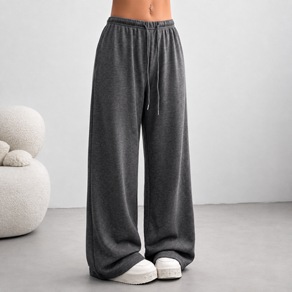 Casual Loose Summer Work Sweatpants With Drawstring For Women