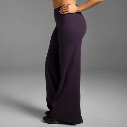 Stretchy Flared Pants For Workouts And Daily Wear