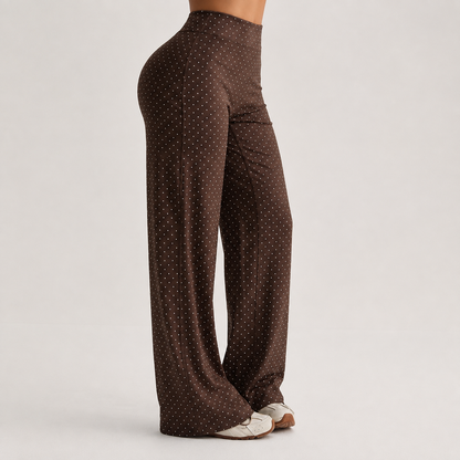 Stretchy Flared Pants For Workouts And Daily Wear