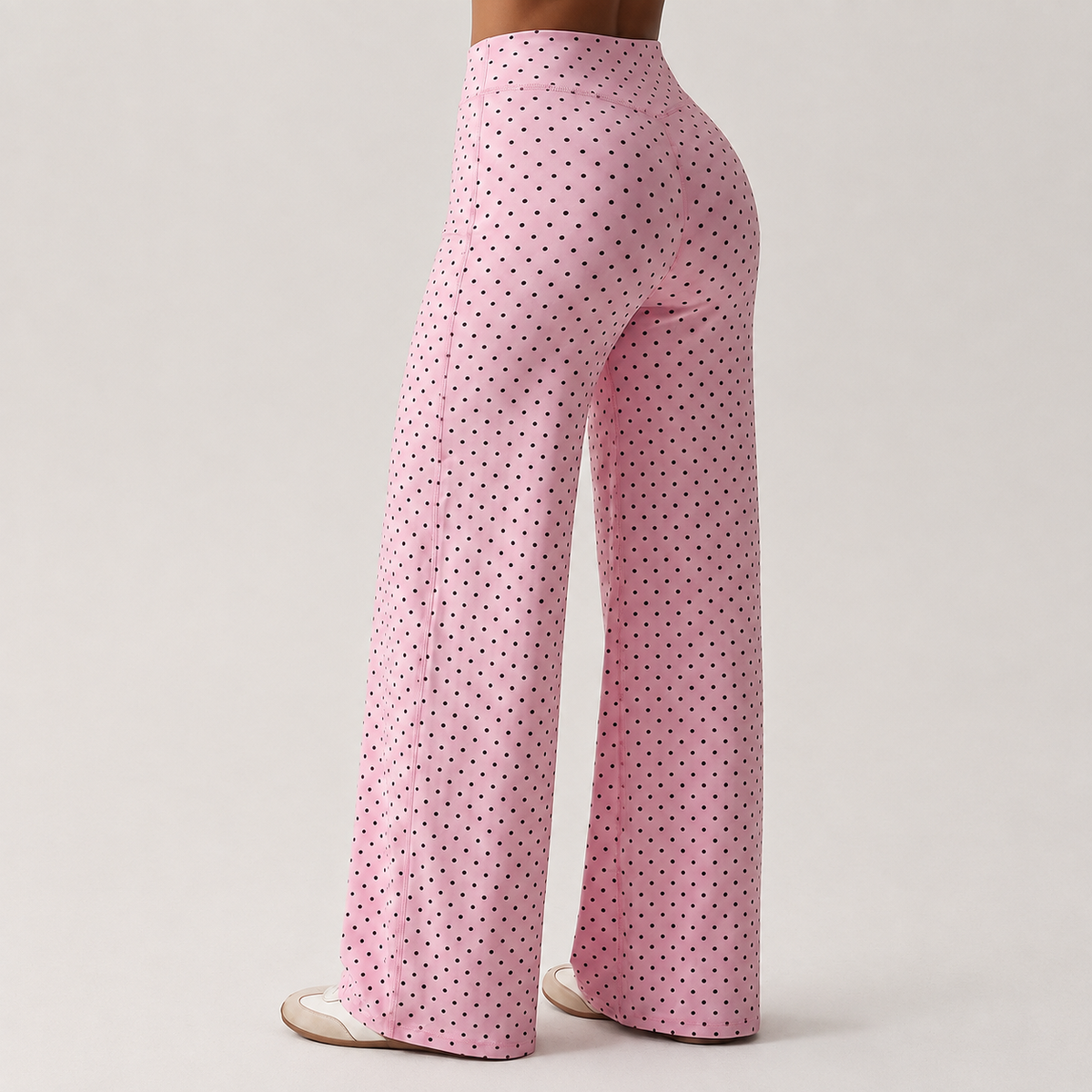 Stretchy Flared Pants For Workouts And Daily Wear