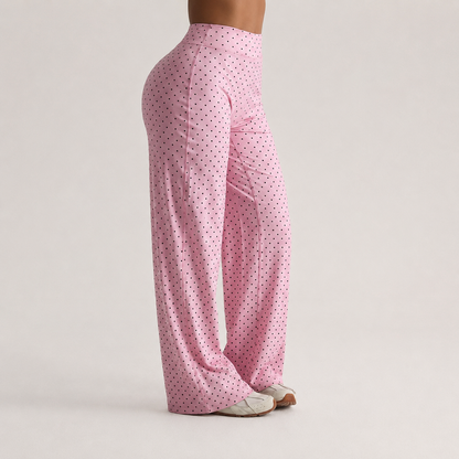 Stretchy Flared Pants For Workouts And Daily Wear