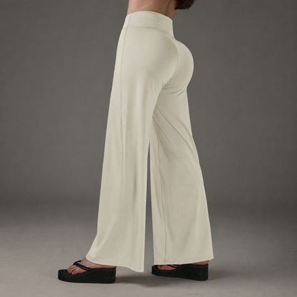 Stretchy Flared Pants For Workouts And Daily Wear