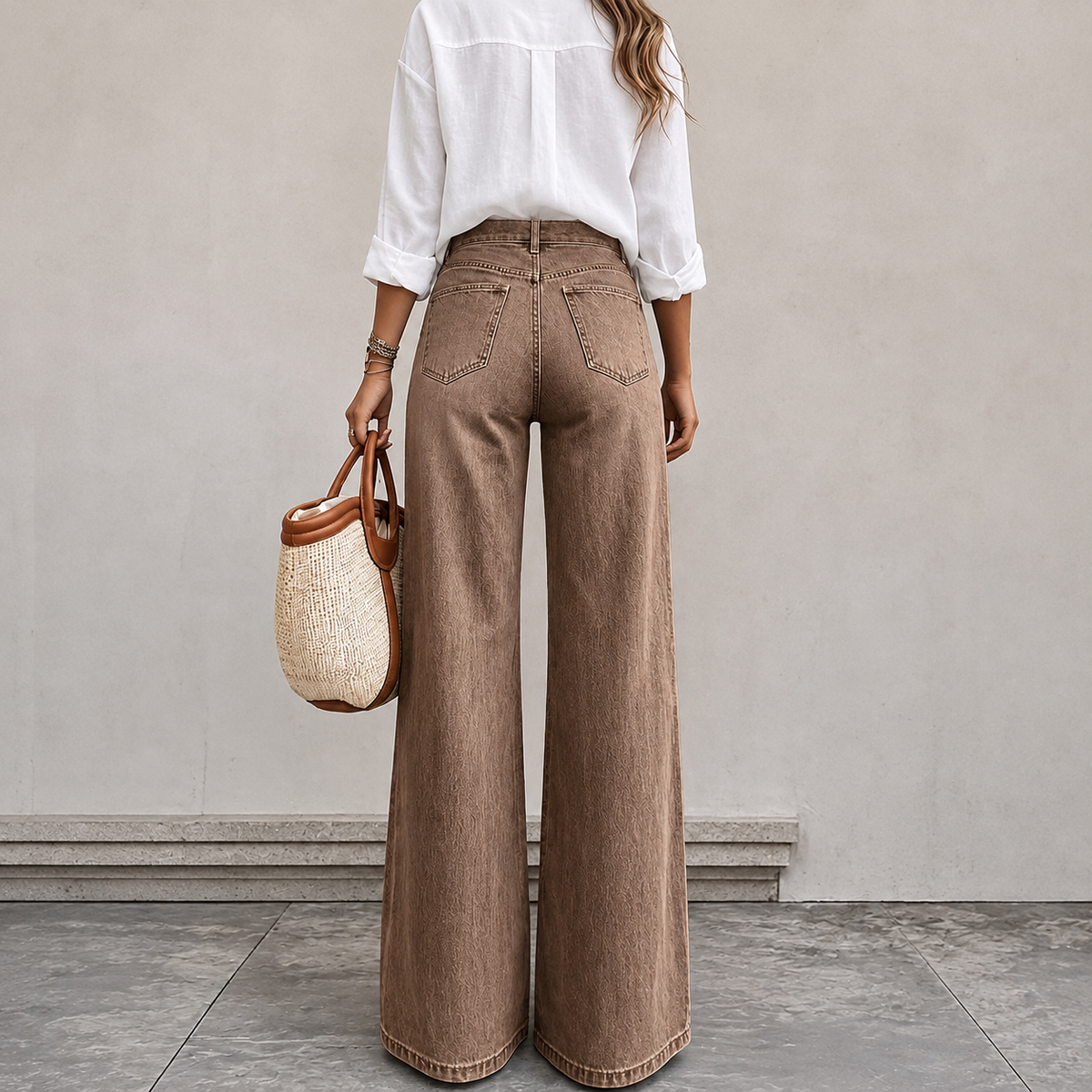 Versatile Straight Daily Wear Casual Jeans For Women