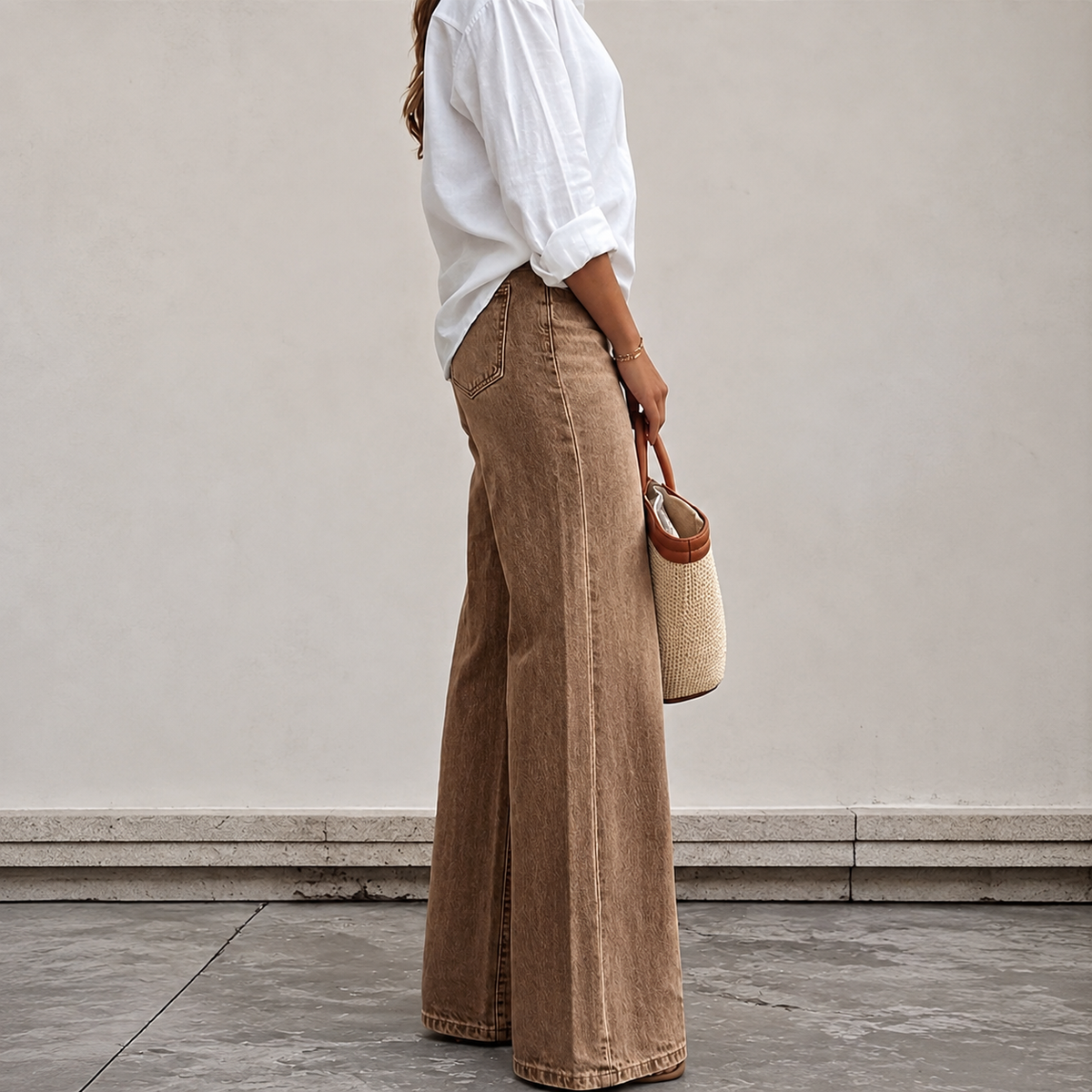 Versatile Straight Daily Wear Casual Jeans For Women