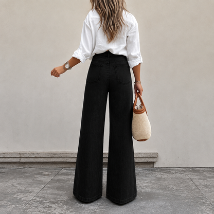 Versatile Straight Daily Wear Casual Jeans For Women