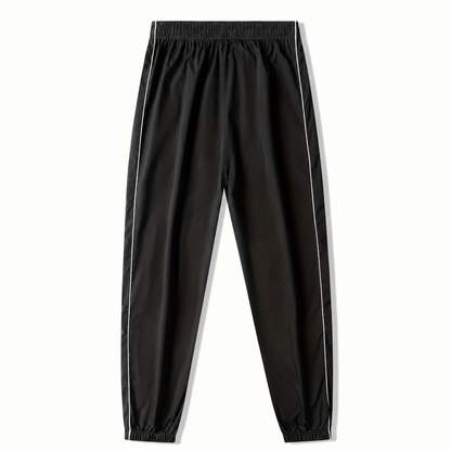 Reflective Stripe Jogger Pants With Elastic Cuffs For Men